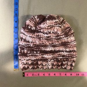 Hoboken Hand Knit Brown Tie Dye Hat